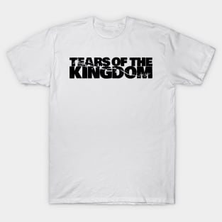 Tears of the Kingdom Dragon Awesome Black Typography T-Shirt